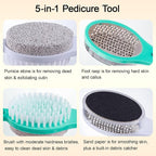 Foot Scrubber Brush with Pumice Stone - Image 2