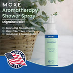 MOXE Migraine Relief Aromatherapy Shower Spray, Essential Oils - Image 2