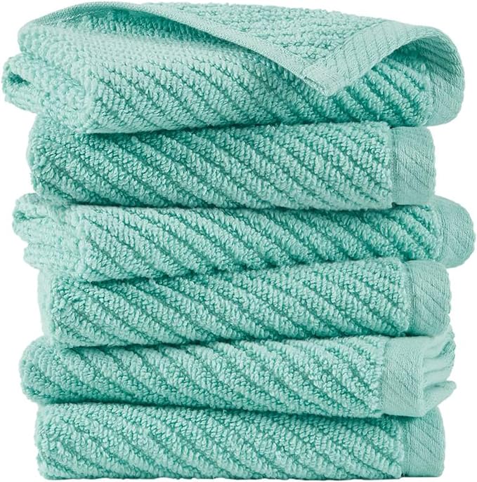 Madison Park 6-Piece Towel Washcloths Set by MADISONPARK