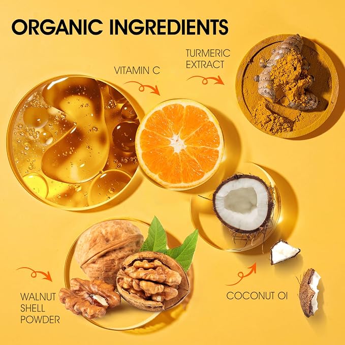 VOERUY Body Scrub, Turmeric Exfoliating Body Scrub, - Image 2