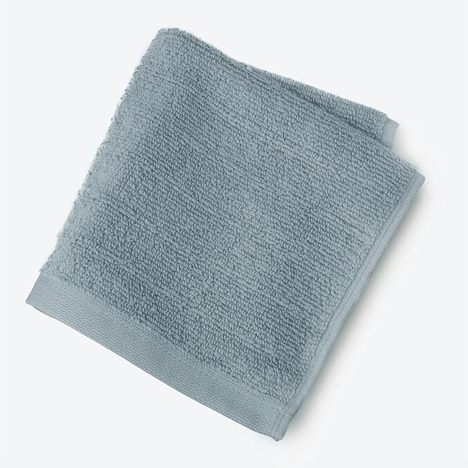 Welhome James 100% Cotton Textured Stripe Towel Set - Image 9