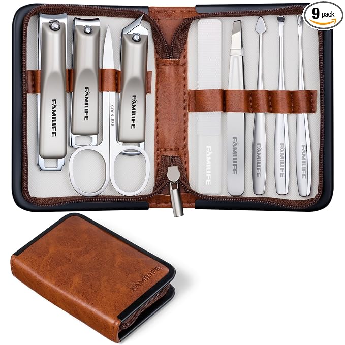 FAMILIFE Nail Care Kit 9-in-1 Professional by FAMILIFE