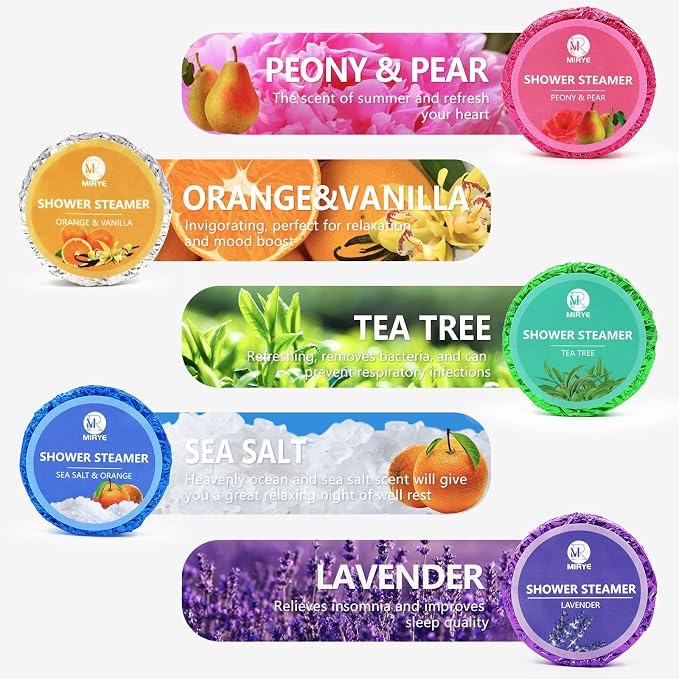 MR MIRYE Shower Steamers Aromatherapy, Valentine's Day Gifts - Image 2