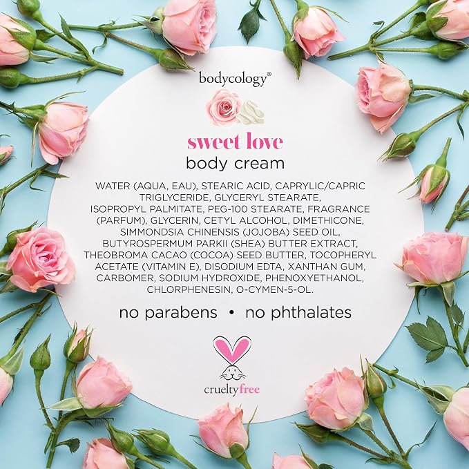 Bodycology Shea Butter Body Cream, Sweet Love, 8 oz - Image 8