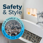 SlipX Solutions Non Slip Pebble Bath Mat - Image 3