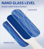 Nano Glass Foot File, Double-Sided Foot Callus Remover Feet Scrubber Hard & - Image 2