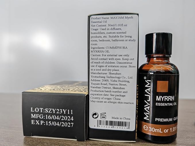Myrrh Essential Oil, MAYJAM 30ML Pure Myrrh Oil - Image 10