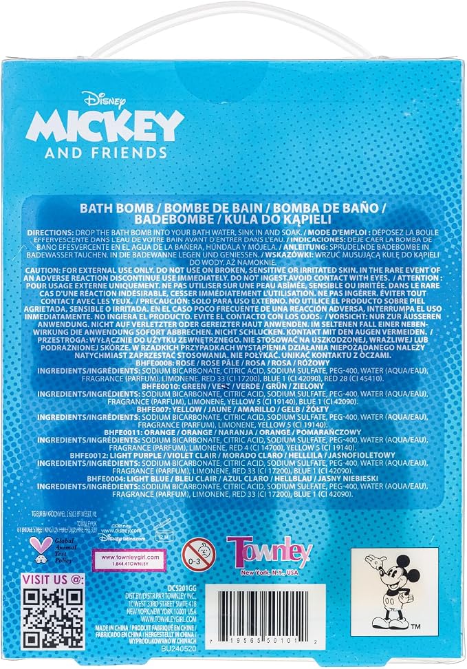 Mickey Minnie and Friends Bubblegum Scented Bath Bombs - Image 9