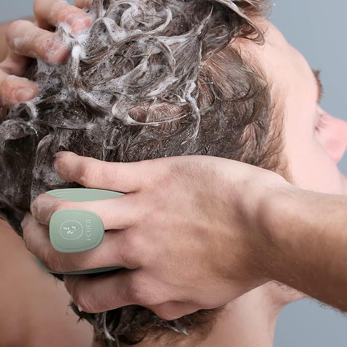 Ecoed 2 PC Scalp Massager Shampoo Brush, Scalp Scrubber & Exfoliator - Image 7