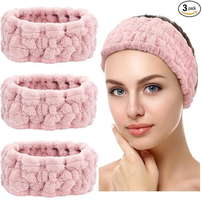 Chuangdi 3 Pieces Women's Makeup Headband by Chuangdi