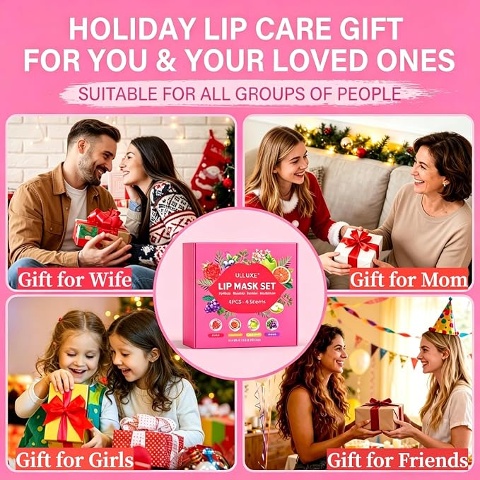 Lip Mask Set 4 Pcs, Mothers Day Gifts - Image 2