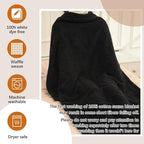 HunnmingRe Infrared Sauna Blanket Towel Inserted, 35 x 70”Cotton Sweat - Image 3