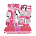 Teamkio 18pcs Manicure Set Pedicure Nail Clippers Set Travel Hygiene Kit by Teamkio