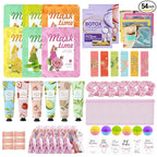 54PCS Spa Party Supplies for Girls, Spa Party Favors Include Facial Masks by Unknown
