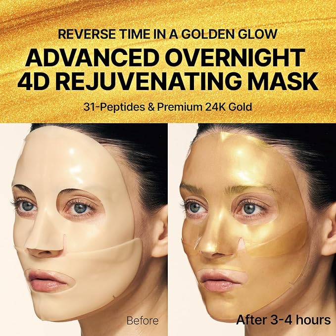 SUNGBOON EDITOR Silk Peptide EGF Intensive Gold Overnight Mask, Hydrating Mask - Image 2