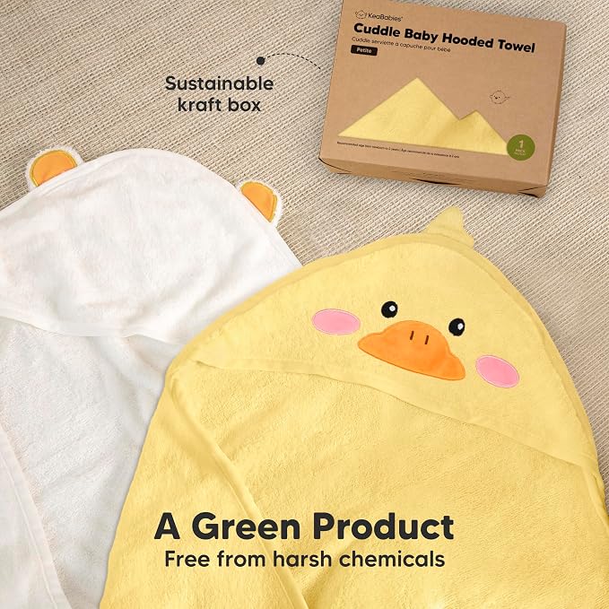 KeaBabies Hooded Baby Towel for Newborn - Image 8