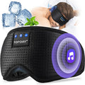 TOPOINT Sleep Mask with Bluetooth Headphones, Breathable Silk Eye Mask by TOPOINT