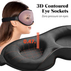MABAO Weighted Eye Mask for Sleeping, Memory Foam Gentle Pressure Relief - Image 5