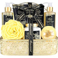 Spa Gift Baskets for Women, Gift Set for Mom Enchanted Orchid Scent, Home Spa by Ariosemonde