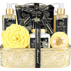 Spa Gift Baskets for Women, Gift Set for Mom Enchanted Orchid Scent, Home Spa by Ariosemonde