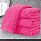 VOOVA & MOVAS Bathroom Hand Towels Set of 4, Large 18"x28" by VOOVAMOVAS