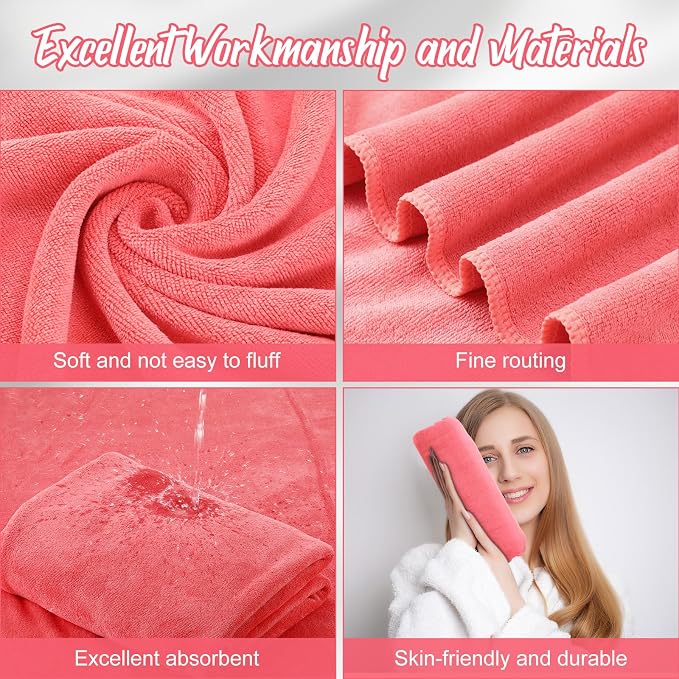 SmoothNovelty 16 Pack Microfiber Bath Towels Bulk 27'' x 60'' Oversized Beach - Image 3