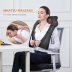 Snailax Neck Massager with Heat, Shiatsu Neck Back Massager - Image 2