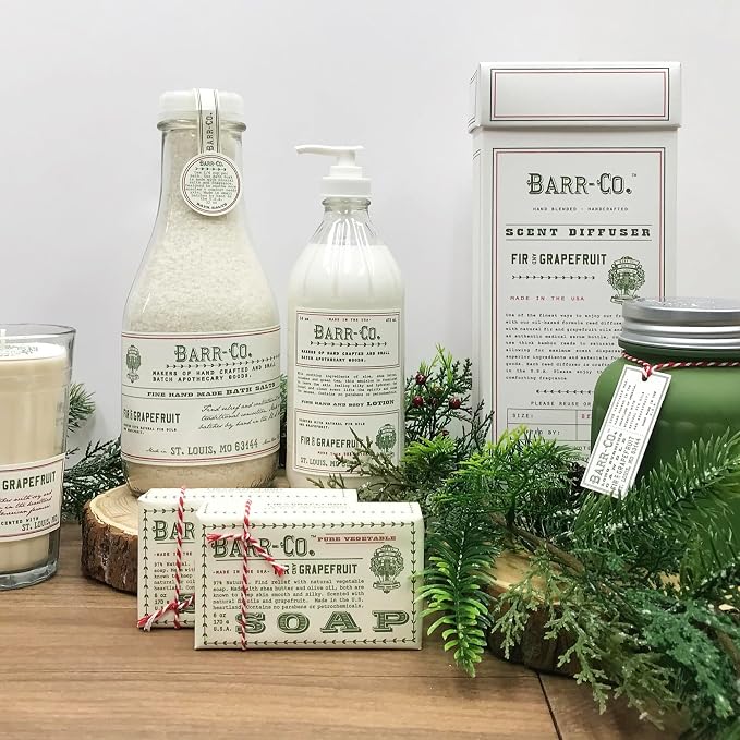 Barr-Co. Fir & Grapefruit Fine Hand Made Bath Salts, Woody & Citrus Bathing Salt - Image 7