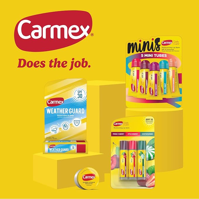 Carmex Classic Medicated Lip Balm Pack, Lip Moisturizer - Image 4