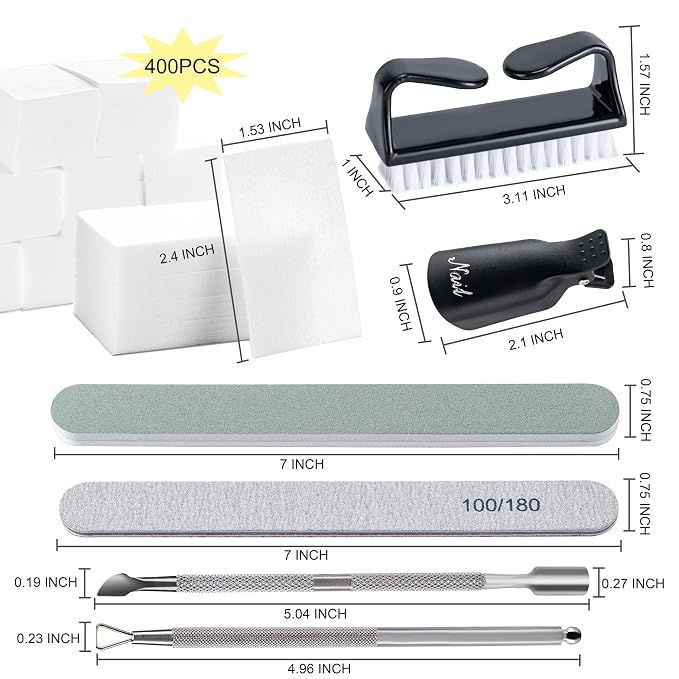 Gel Nail Polish Remover Tools Kit, - Image 2