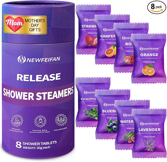 Shower Steamers Aromatherapy, Basket Set by Newfeifan