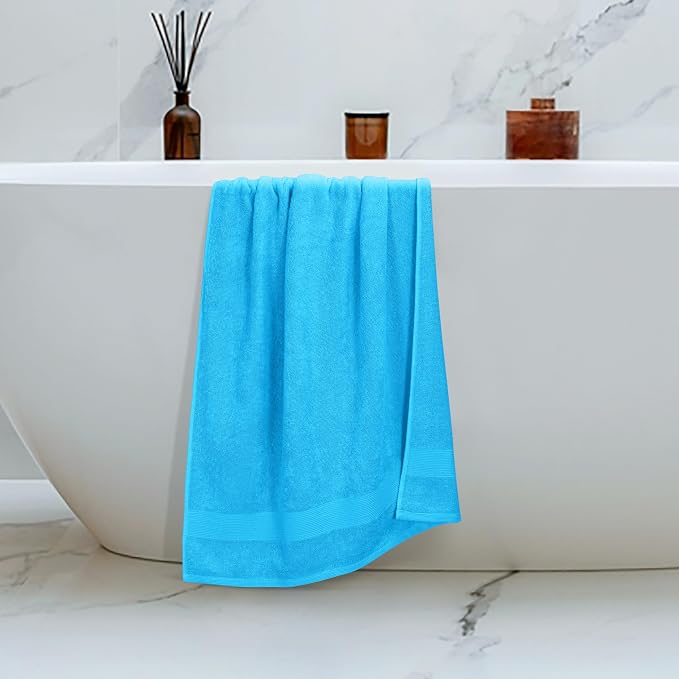 Belizzi Home 4 Pack Bath Towel Set 27x54, 100% Ring Spun Cotton, Ultra Soft - Image 5