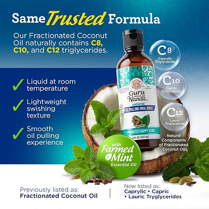 GuruNanda CocoMint Oil Pulling Mouthwash - Image 4
