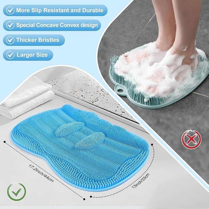 Bath Shower Foot Scrubber Mat - Image 7