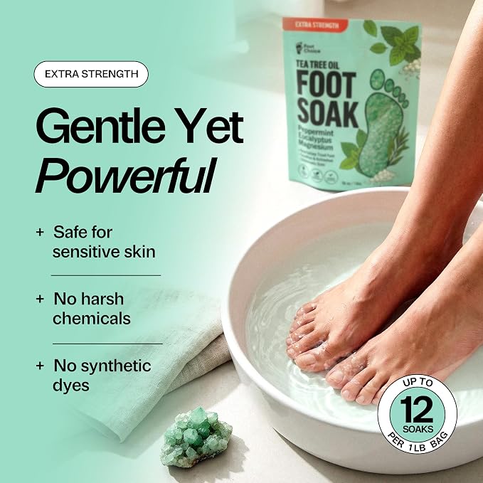 Tea Tree Oil Foot Soak with Epsom Salt - Image 4