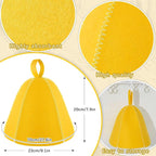 JaGely Sauna Hat for Men Women Sauna Hat Vaporarium Cap Russian Banya Cap for - Image 2