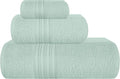 BOUTIQUO Ultra Soft 3 Pack Cotton Towel Set, Contains a Bath Towels 28x55 inch by BOUTIQUO