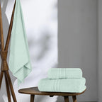 BOUTIQUO Ultra Soft 3 Pack Cotton Towel Set, Contains a Bath Towels 28x55 inch - Image 4