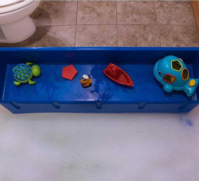 Tub Topper® Bathtub Splash Guard & Bath Shelf - Image 8