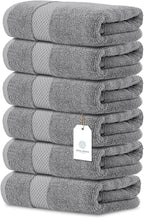 White Classic Luxury Light Gray Hand Towels by WhiteClassic