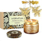 Mothers Day Gifts for Mom from Daughter, Butterfly Candle Gifts for Women by Curimama