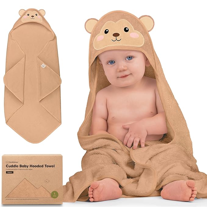 KeaBabies Hooded Baby Towel for Newborn by KeaBabies