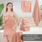18 Piece Family Bath Towel Set Include 6 Bath Towels, 6 Hand Towels and 6 - Image 4
