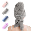 Microfiber Hair Towel Wrap for Women, Quick-Dry Turban, Ultra Absorbent & by Netcken