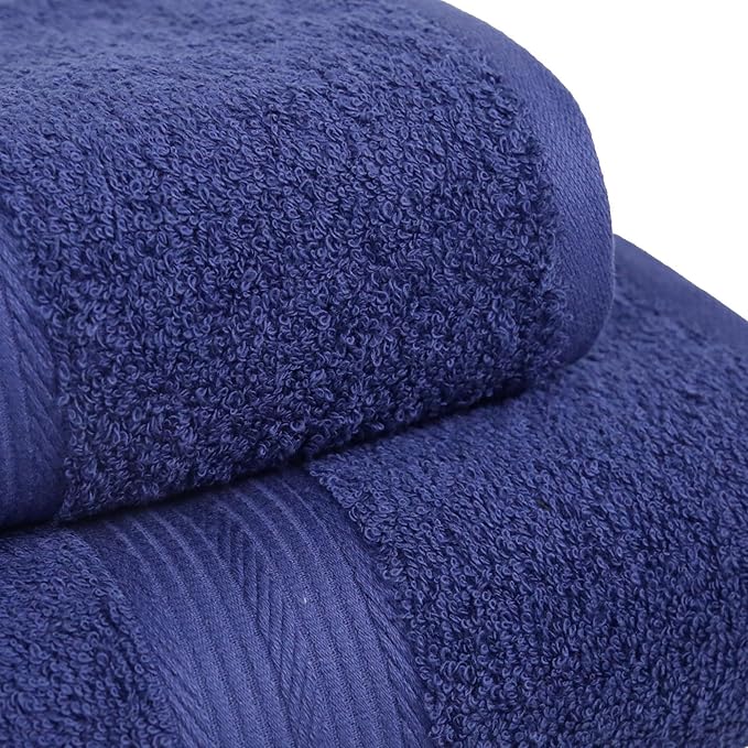 Amazon Basics 6-Piece Fade-Resistant 100% Cotton Towel Set, Soft and Absorbent - Image 5