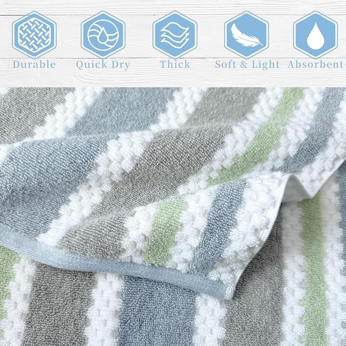 Waffle Towels for Bathroom - Image 2