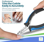 Cuticle Trimmer with Non-Slip Grip Handle Professional Stainless Steel Cuticle - Image 6