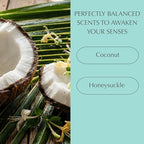 SpaScriptions Exfoliating Coconut Body Wash - 32 oz Scented Moisturizing Body - Image 2
