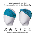 GiLi 6 Pack Wide Headbands for Women Non Slip Soft Elastic Hair Bands Yoga - Image 4