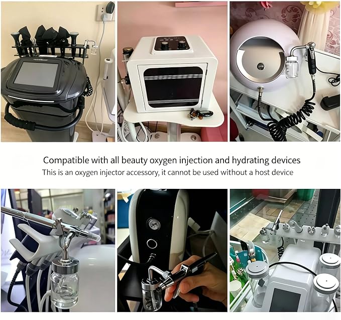 Facial Oxygen Injector Spray Gun Deep Moisturizing Skin Rejuvenation, - Image 2